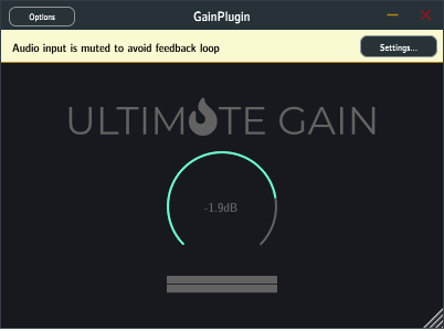 Blueprint GainPlugin screenshot